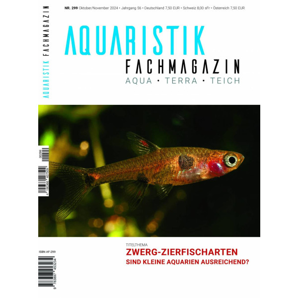 Aquaristik Fachmagazin 299 (Oktober/November 2024)