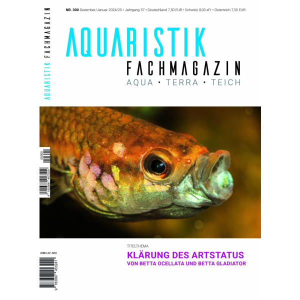 Aquaristik Fachmagazin 300 (Dezember/Januar 2024/25)