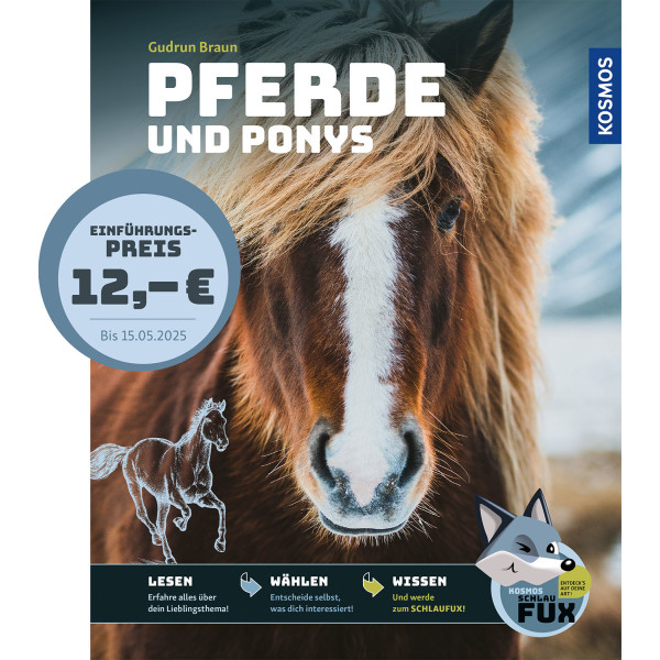 Pferde und Ponys-Kosmos SchlauFUX