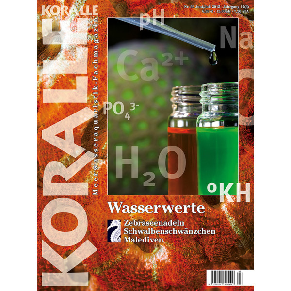 KORALLE 93 - Wasserwerte  (Juni / Juli 2015)