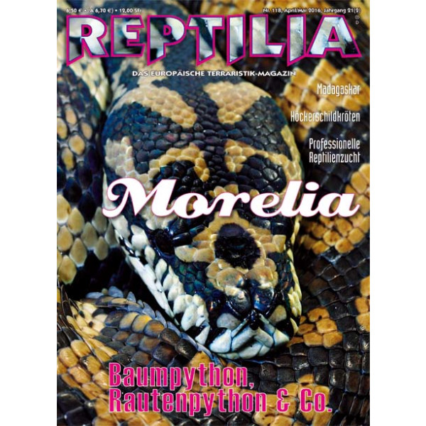 Reptilia 118 - Baumpython, Rautenpyhton & Co. (April/Mai 2016)