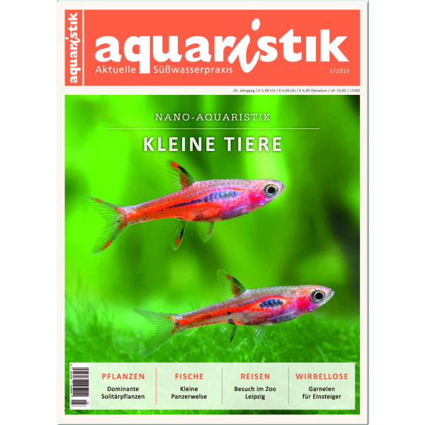 Aquaristik - aktuelle Süßwasserpraxis 3/2016
