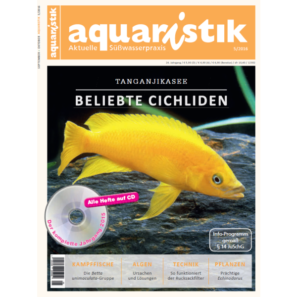 Aquaristik - aktuelle Süßwasserpraxis 5/2016