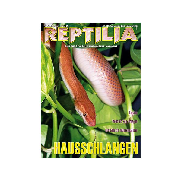 Reptilia 129 - Hausschlangen (Februar/März 2018)