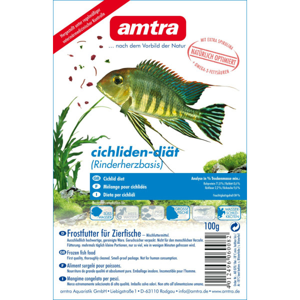 Cichlidendiät Blister 100g