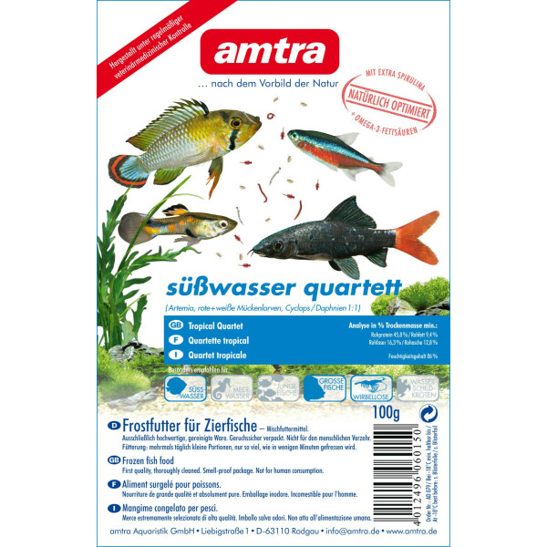 Süßwasserquartett Blister 100g
