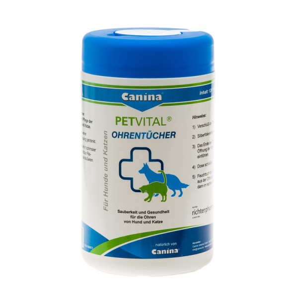 PETVITAL Ohrentücher 120Stk