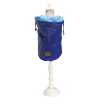 CROCI HUNDE REGENMANTEL RAINDROP BLUE