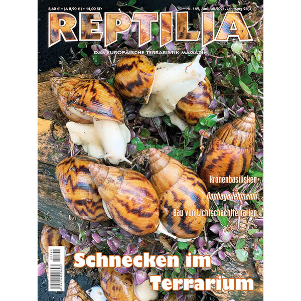 Reptilia 149 - Schnecken im Terrarium (Juni/Juli 2021)