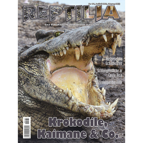 Reptilia 161 - Krokodile, Kaimane & Co. (Juni/Juli 2023)