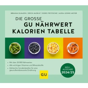Die gro&szlig;e GU N&auml;hrwert-Kalorien-Tabelle...