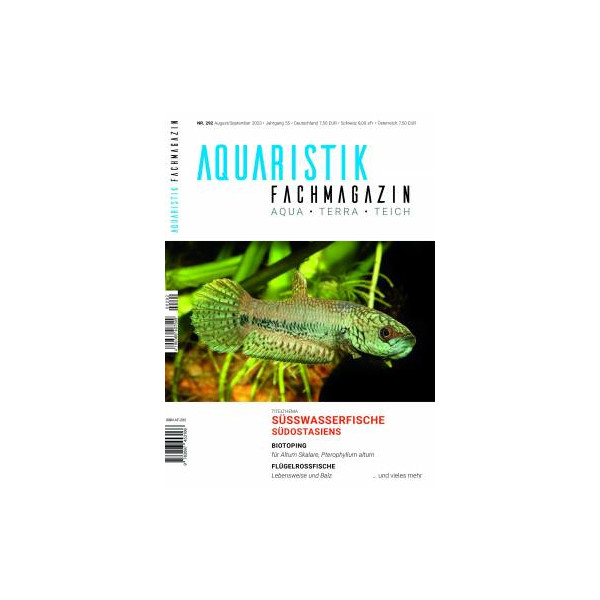 Aquaristik Fachmagazin 292 (August/September 2023)