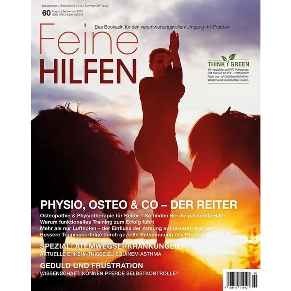 Bookazin Feine Hilfen 60 (August - September 2023) - Physio, Osteo & Co. - Der Reiter