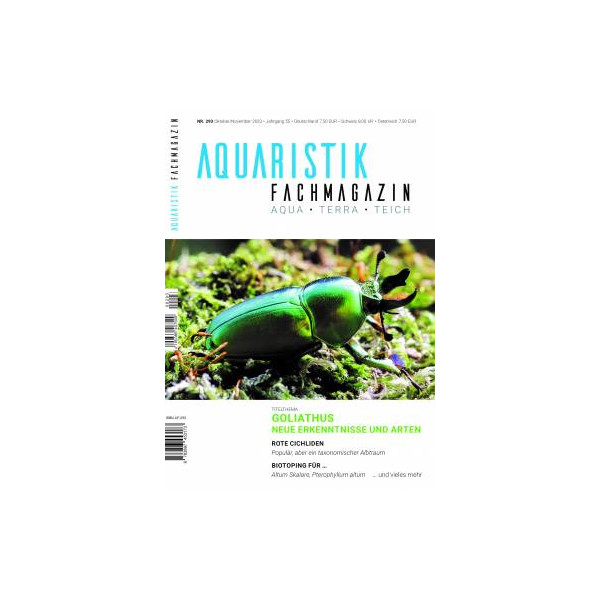 Aquaristik Fachmagazin 293 (Oktober/November 2023)
